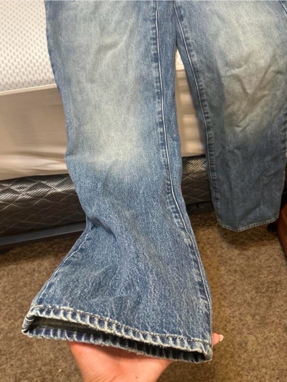 PacSun Men's Light Blue Bootcut Jeans